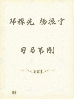 邓稼先 杨振宁